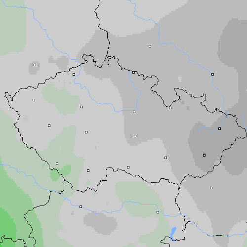 Oblačnost Česko